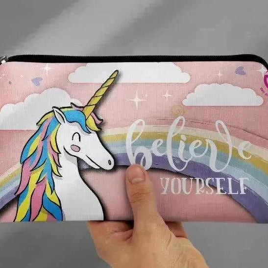 Canvas - Pencil Case - Unicorn - WE PRINT