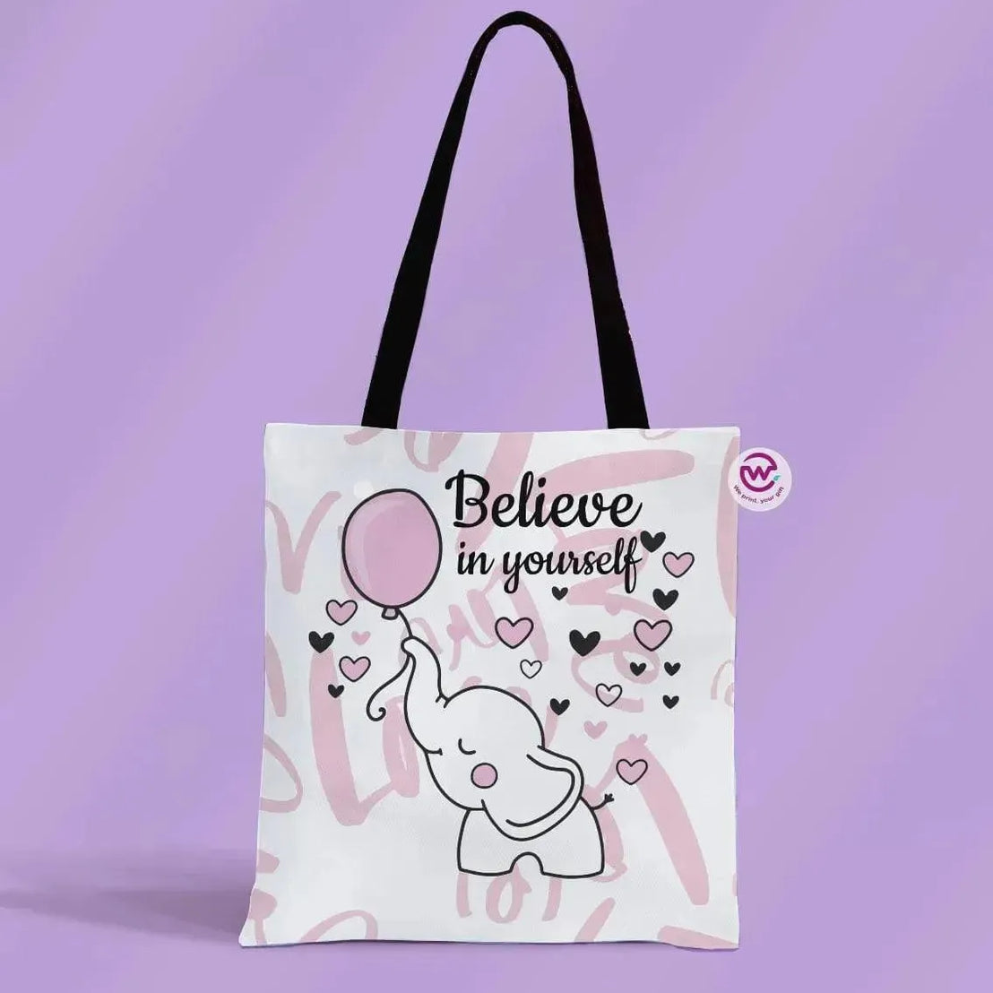 Canvas Tote Bag - Elephant - WE PRINT