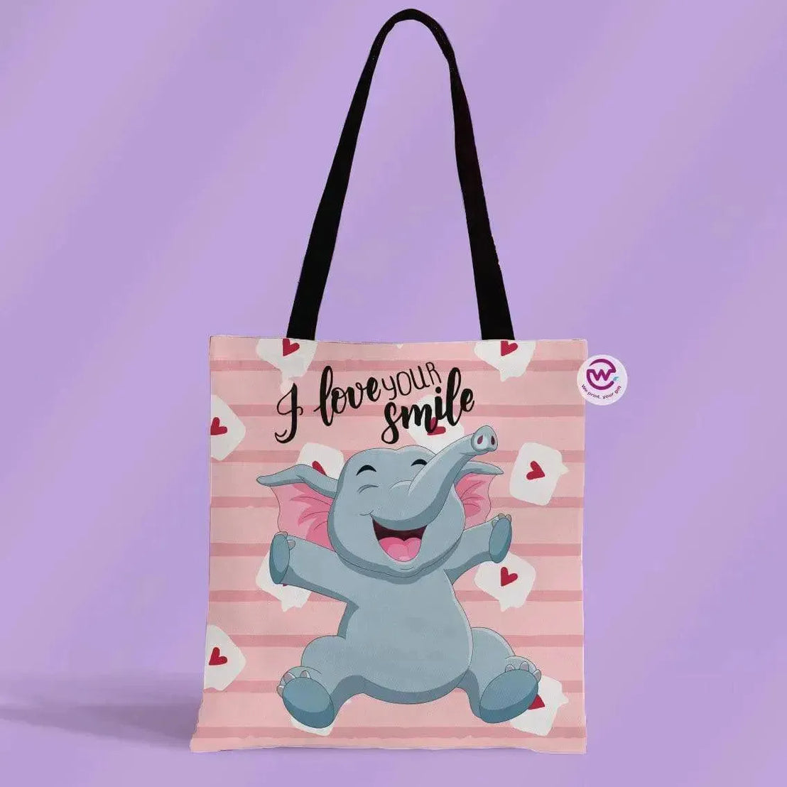 Canvas Tote Bag - Elephant - WE PRINT