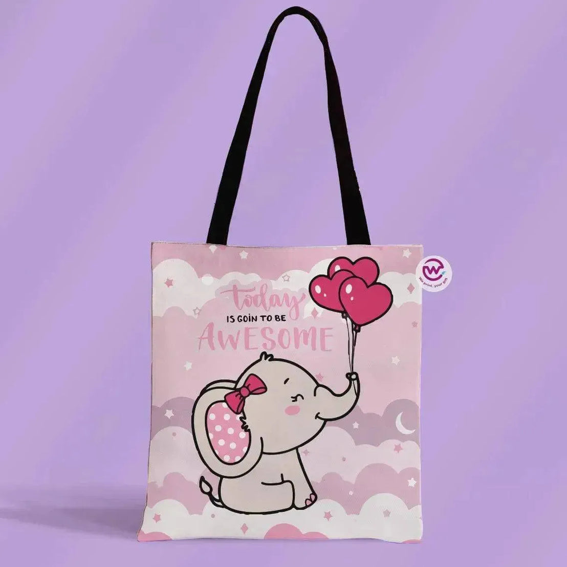 Canvas Tote Bag - Elephant - WE PRINT