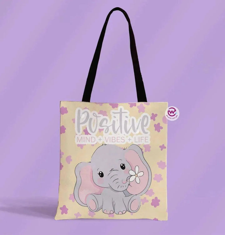 Canvas Tote Bag - Elephant - WE PRINT