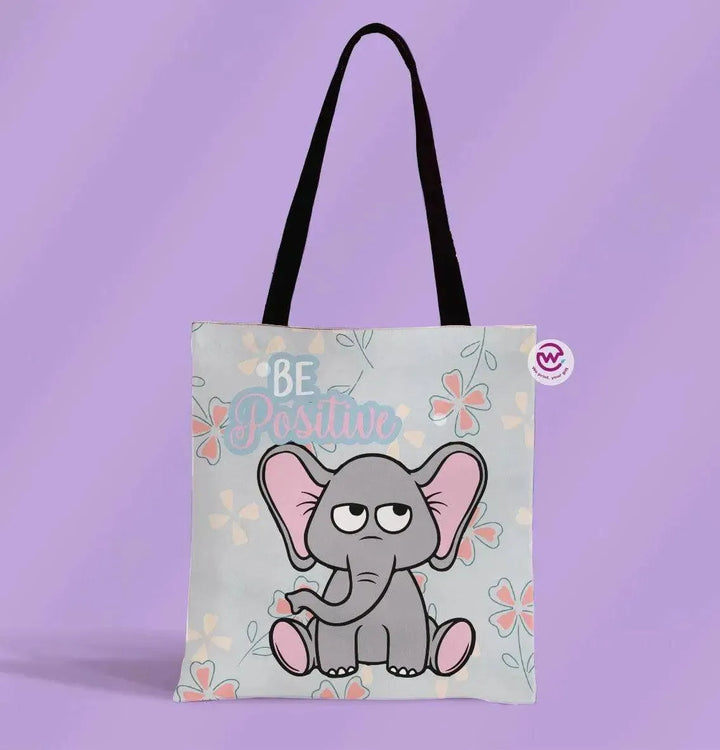 Canvas Tote Bag - Elephant - WE PRINT