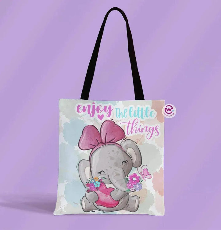 Canvas Tote Bag - Elephant - WE PRINT