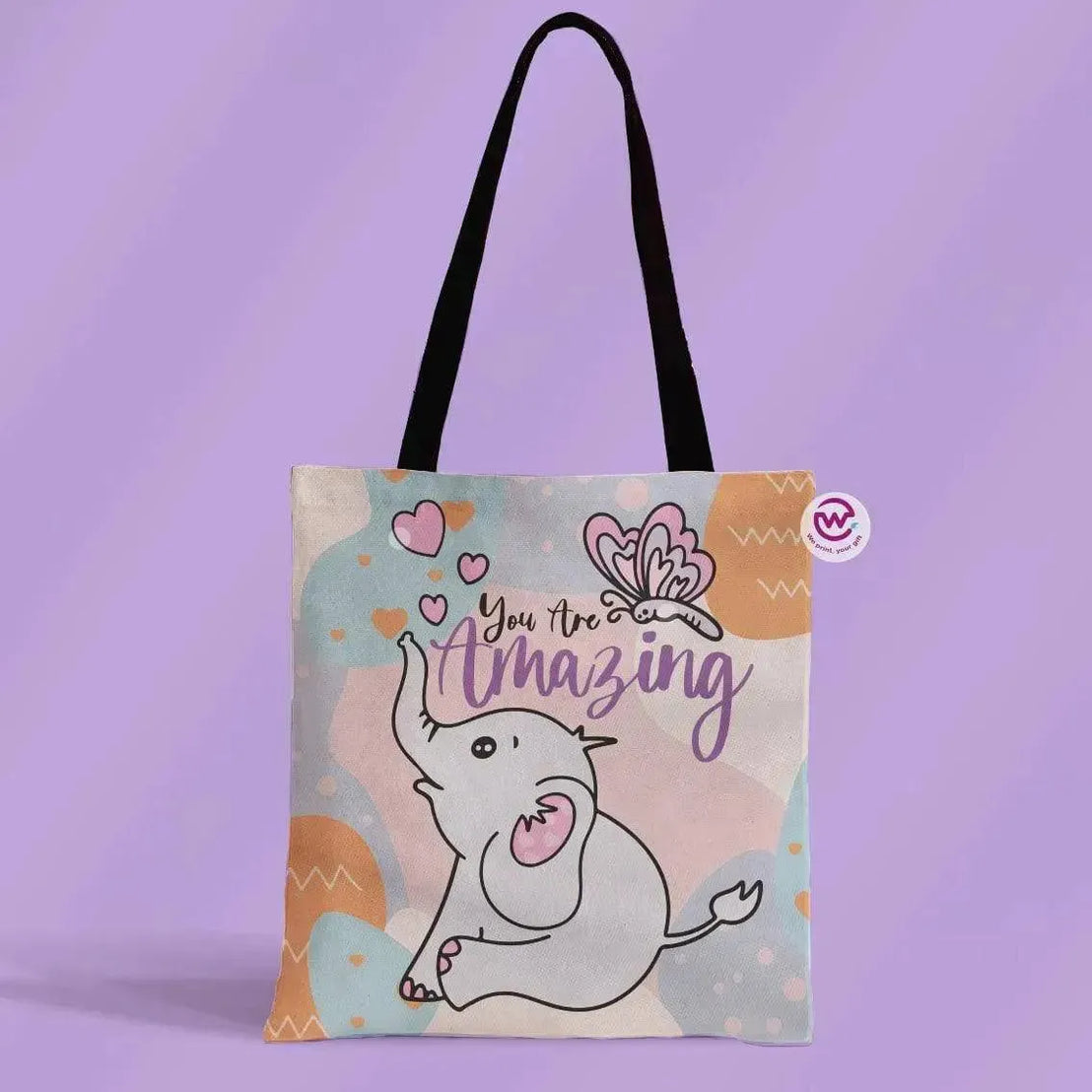 Canvas Tote Bag - Elephant - WE PRINT