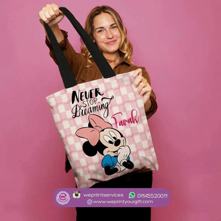 Canvas Tote Bag - Minnie Mouse - WE PRINT