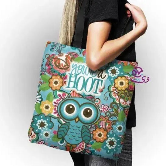 canvas tote bag - Owl - WE PRINT