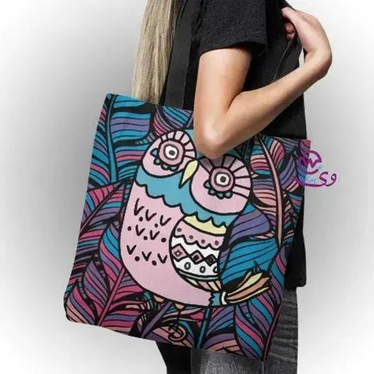 canvas tote bag - Owl - WE PRINT
