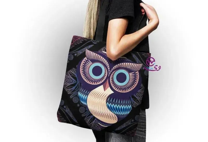 canvas tote bag - Owl - WE PRINT