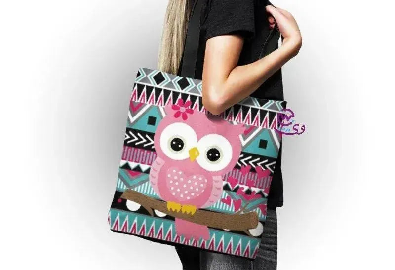 canvas tote bag - Owl - WE PRINT