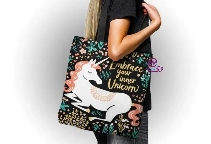 Canvas Tote Bag - Unicorn - WE PRINT