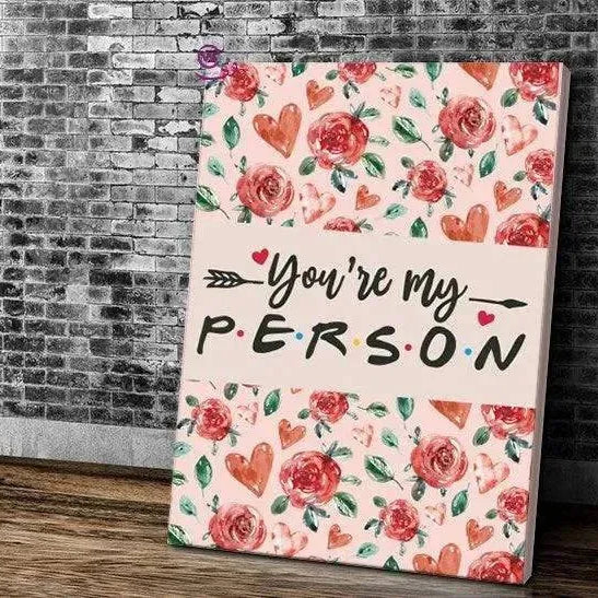 Canvas wall Frame - lovers - WE PRINT