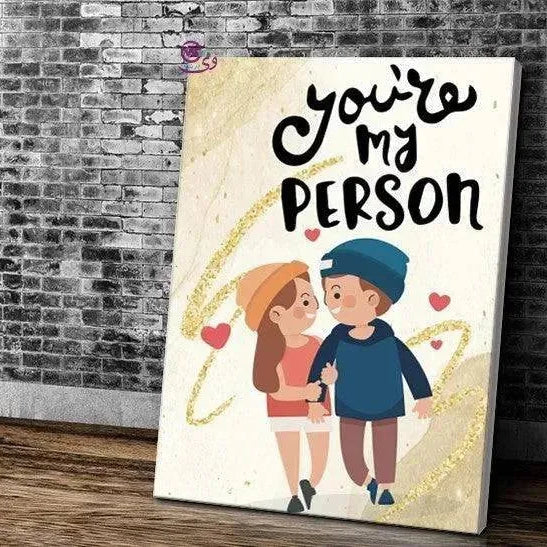 Canvas wall Frame - lovers - WE PRINT