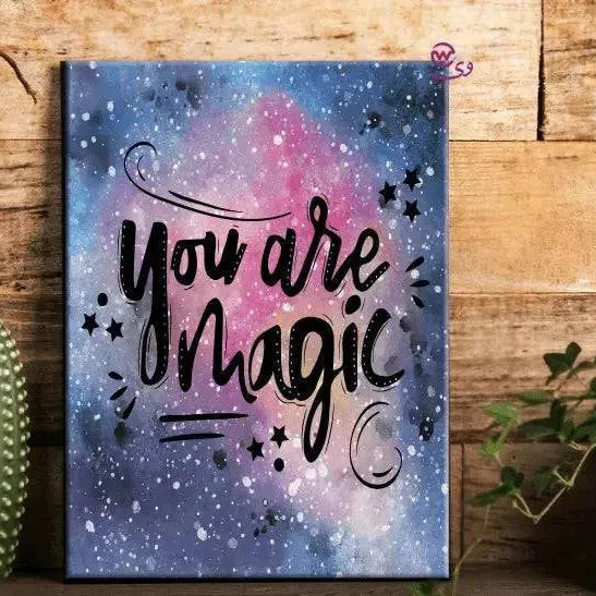 Canvas wall Frame -Motivational Quotes - WE PRINT