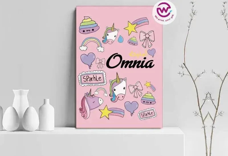 Canvas wall Frame - Names - WE PRINT