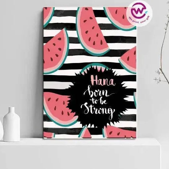 Canvas wall Frame - Names - WE PRINT