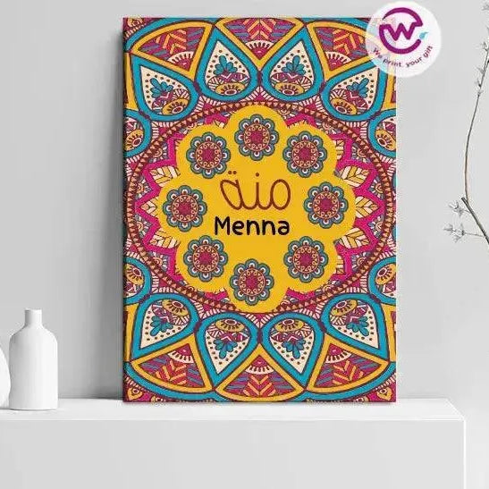 Canvas wall Frame - Names - WE PRINT