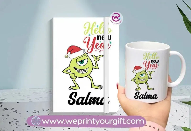 Christmas set( Ordinary mug+ Rubber notebook) - WE PRINT