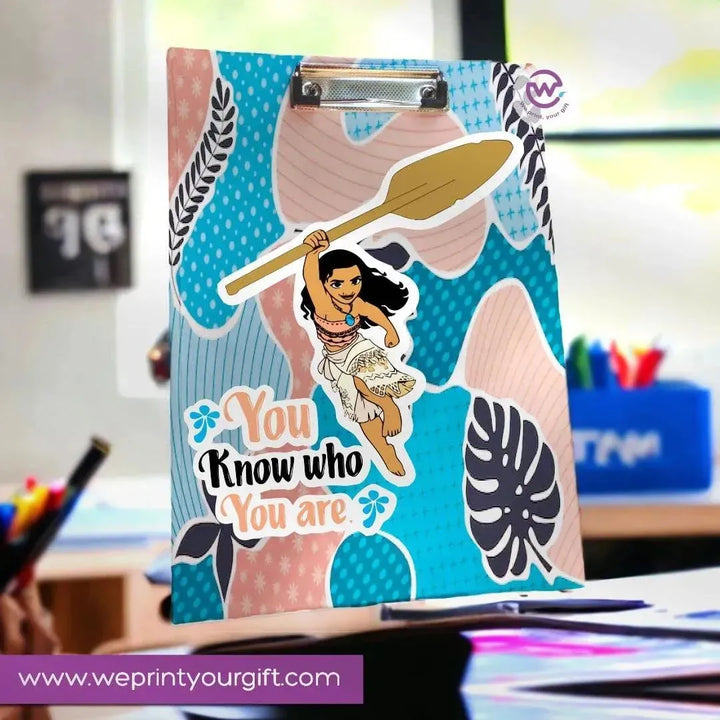 Clipboard- Moana - WE PRINT