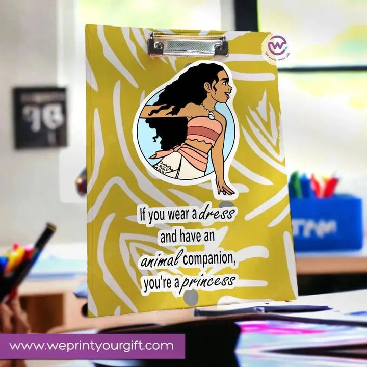 Clipboard- Moana - WE PRINT