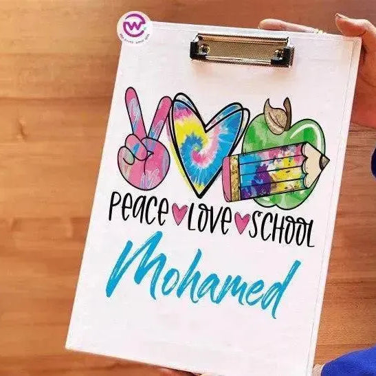 Clipboard- welcome back to school - WE PRINT