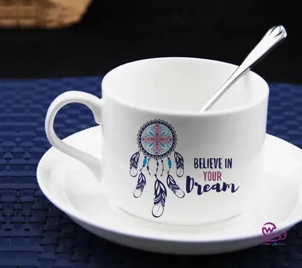 Coffee Cup -Dream Catcher - WE PRINT