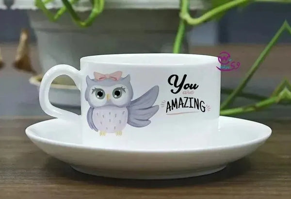 Coffee Cup - Owl Designs - WE PRINT