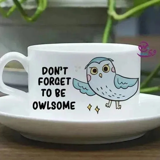 Coffee Cup - Owl Designs - WE PRINT