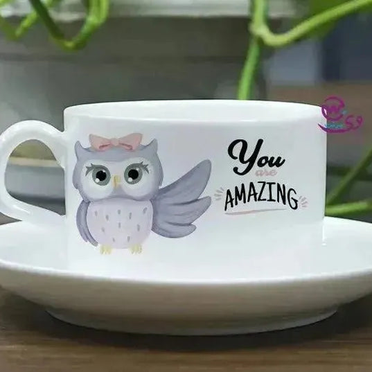 Coffee Cup - Owl Designs - WE PRINT