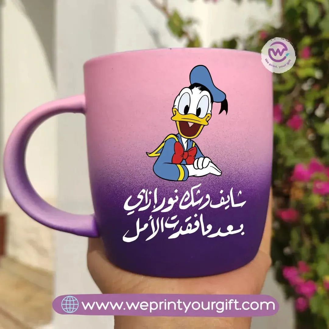 Colored Ceramic Mug- Comic - WE PRINT