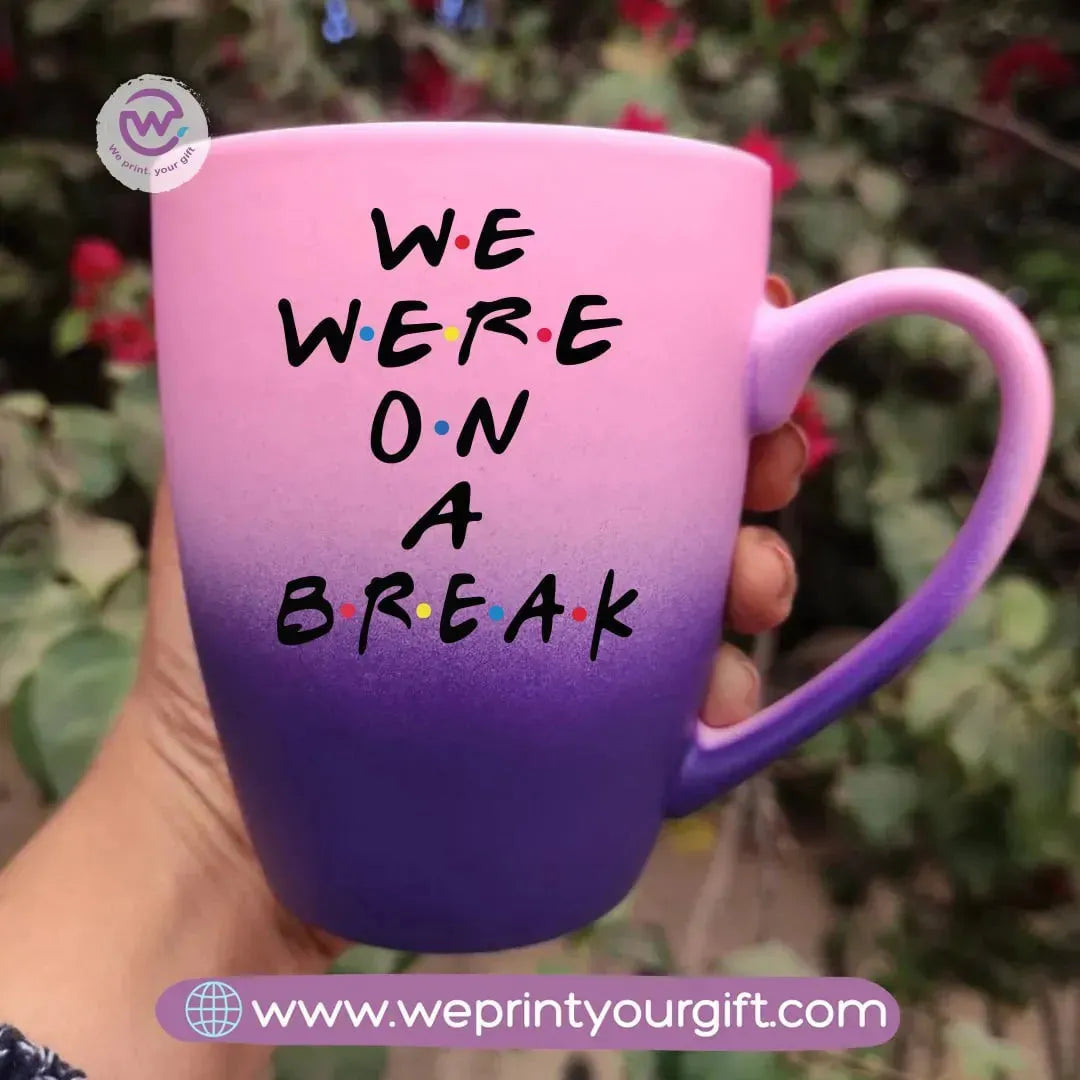 Colored Ceramic Mug- Friends - WE PRINT