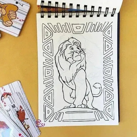 Coloring Book - Lion King - WE PRINT