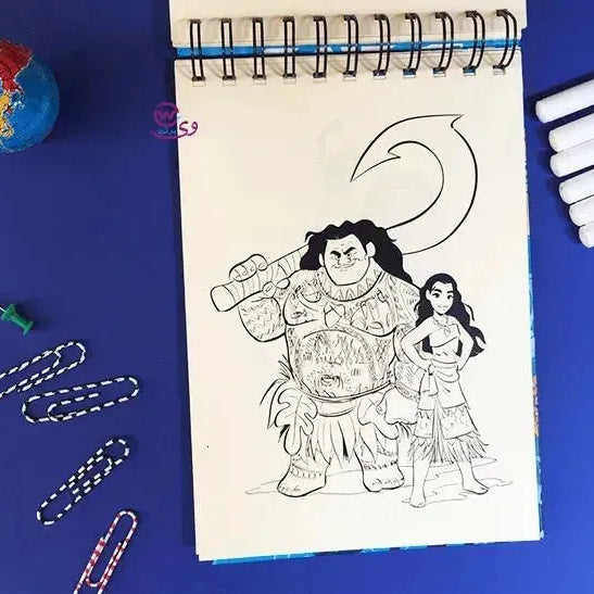 Coloring Book - Moana - WE PRINT