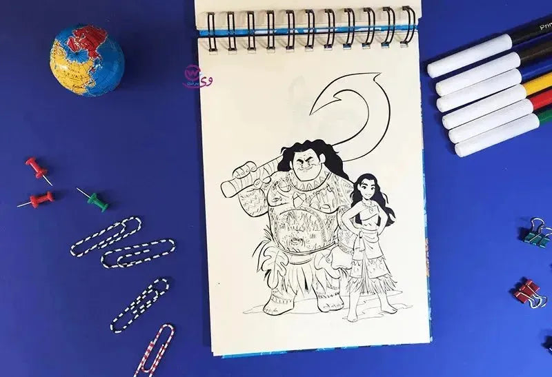 Coloring Book - Moana - WE PRINT