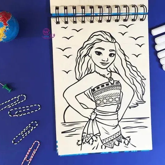 Coloring Book - Moana - WE PRINT