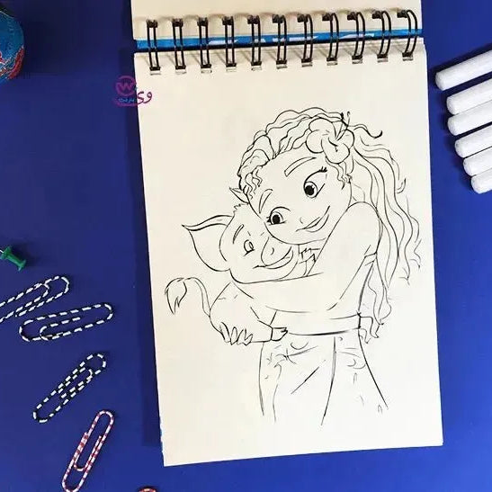 Coloring Book - Moana - WE PRINT