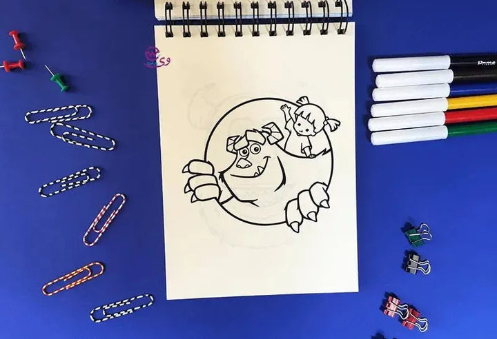 Coloring Book - Monster INC. - WE PRINT