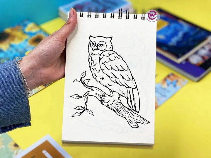 Coloring Book - Owl - WE PRINT