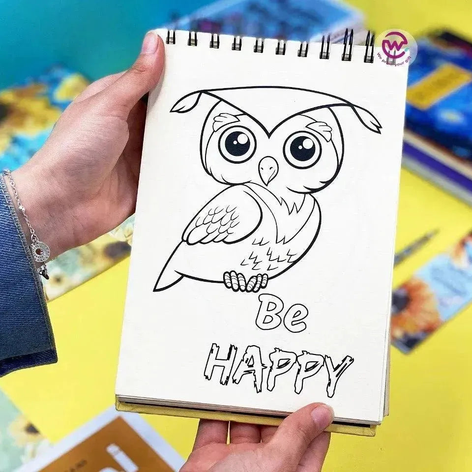 Coloring Book - Owl - WE PRINT
