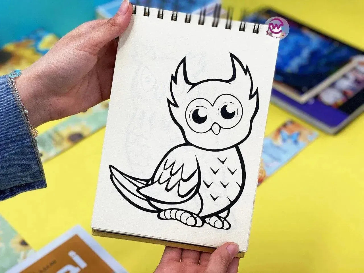 Coloring Book - Owl - WE PRINT