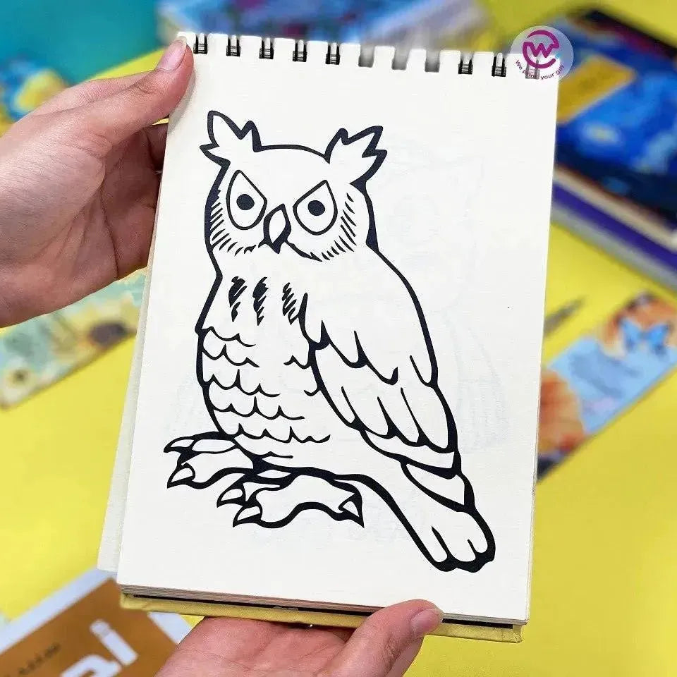 Coloring Book - Owl - WE PRINT