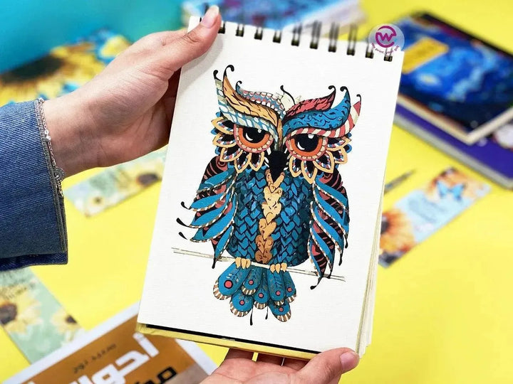 Coloring Book - Owl - WE PRINT