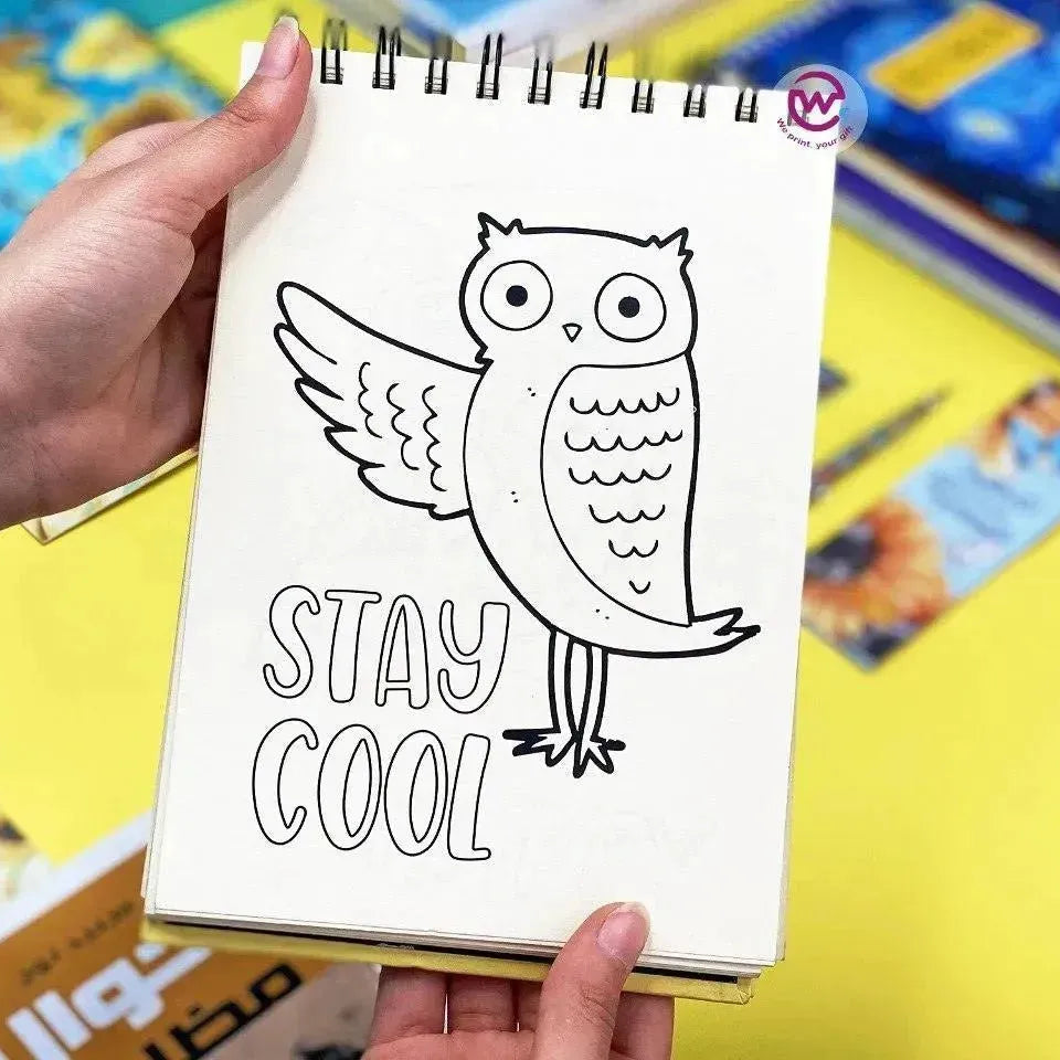 Coloring Book - Owl - WE PRINT