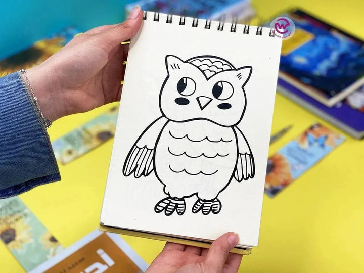 Coloring Book - Owl - WE PRINT