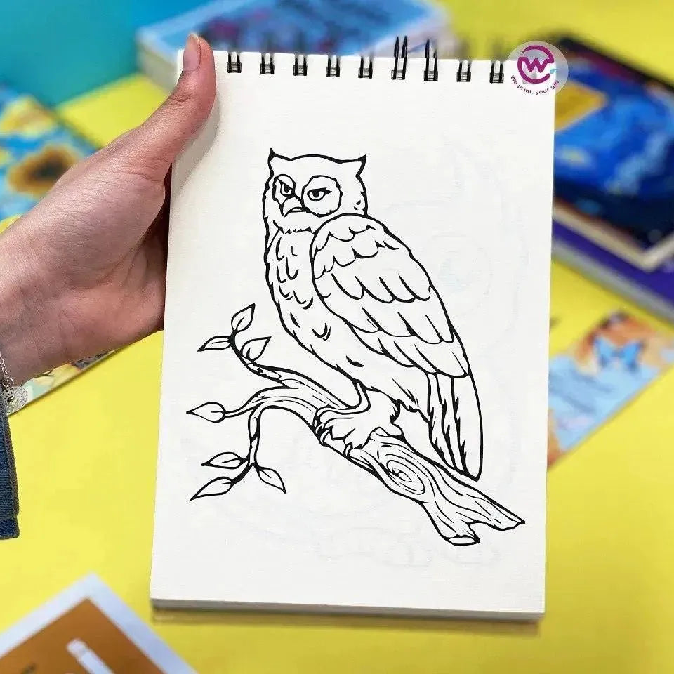 Coloring Book - Owl - WE PRINT