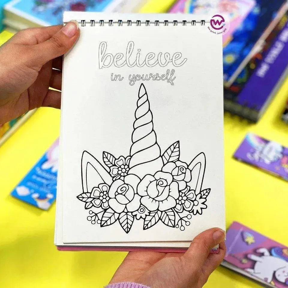Coloring Book - Unicorn - WE PRINT