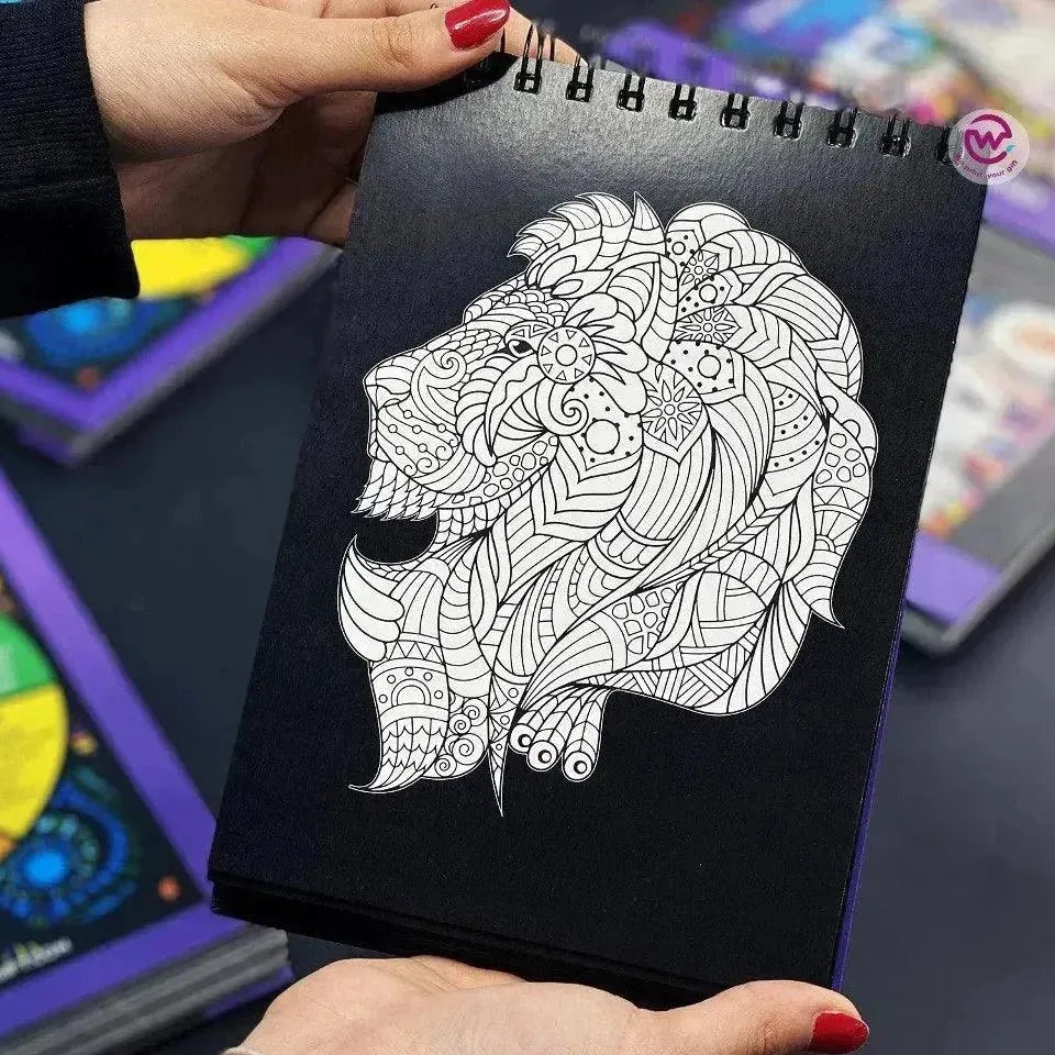 Coloring-Book - Wild Animals - WE PRINT