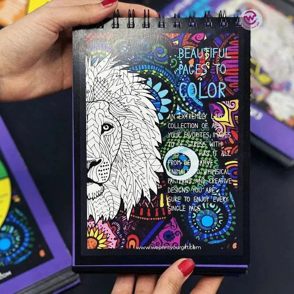 Coloring-Book - Wild Animals - WE PRINT