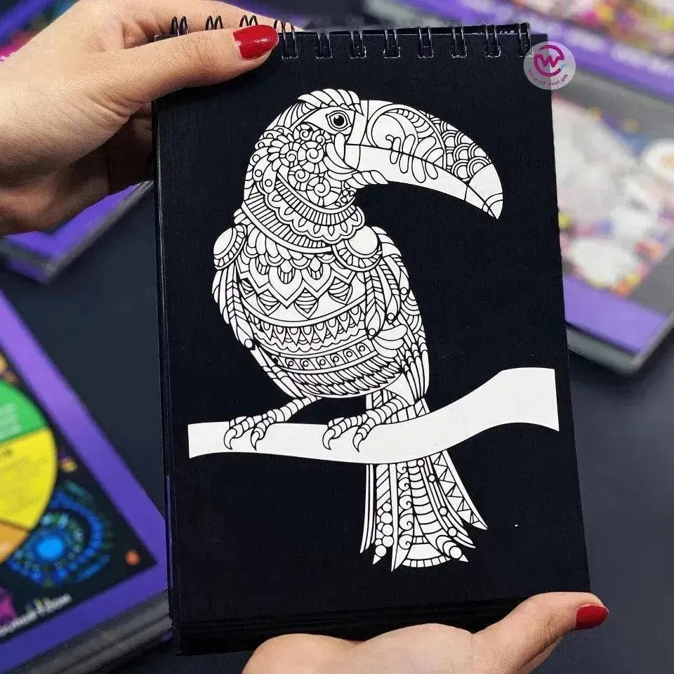 Coloring-Book - Wild Animals - WE PRINT