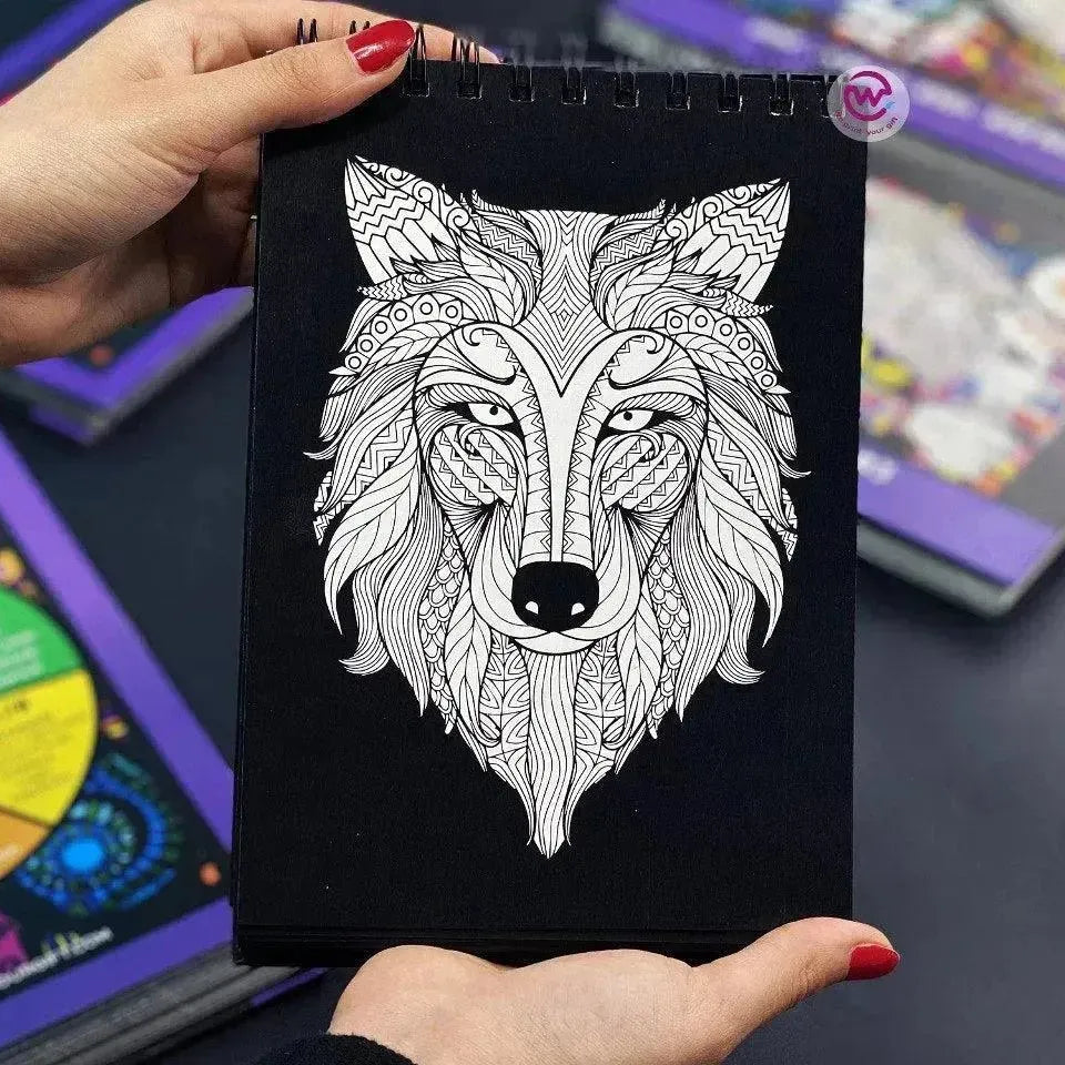 Coloring-Book - Wild Animals - WE PRINT