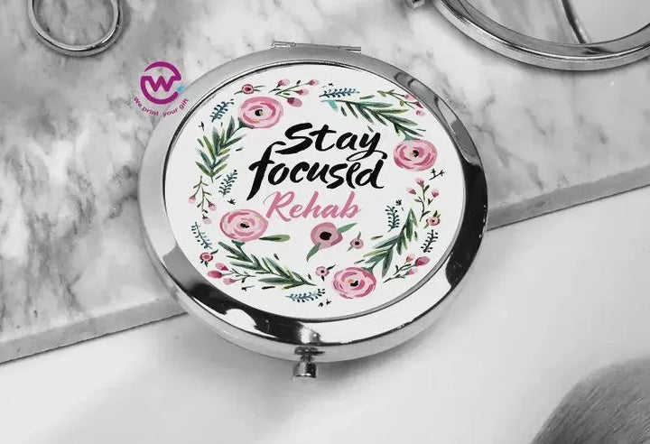 Compact Mirror - Floral